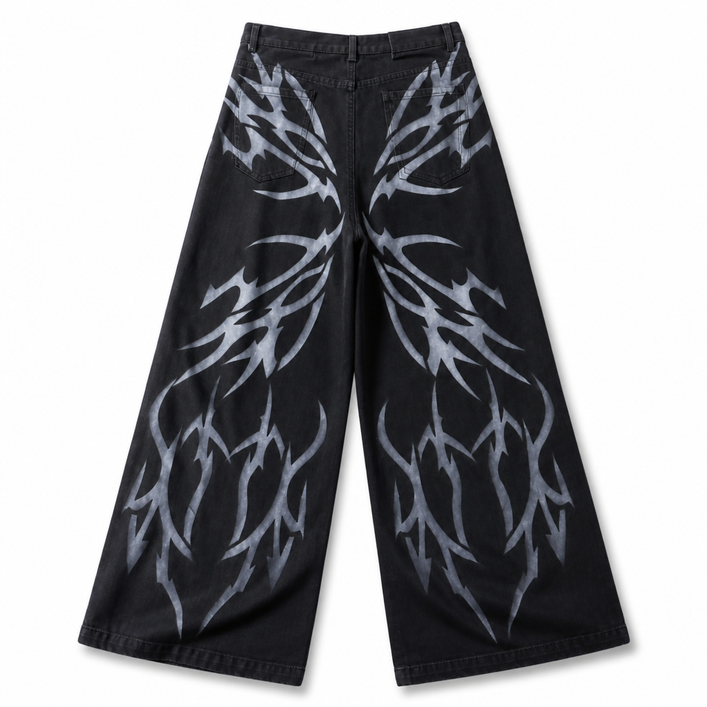 UNSEEN-Studios Butterfly Baggy Pants