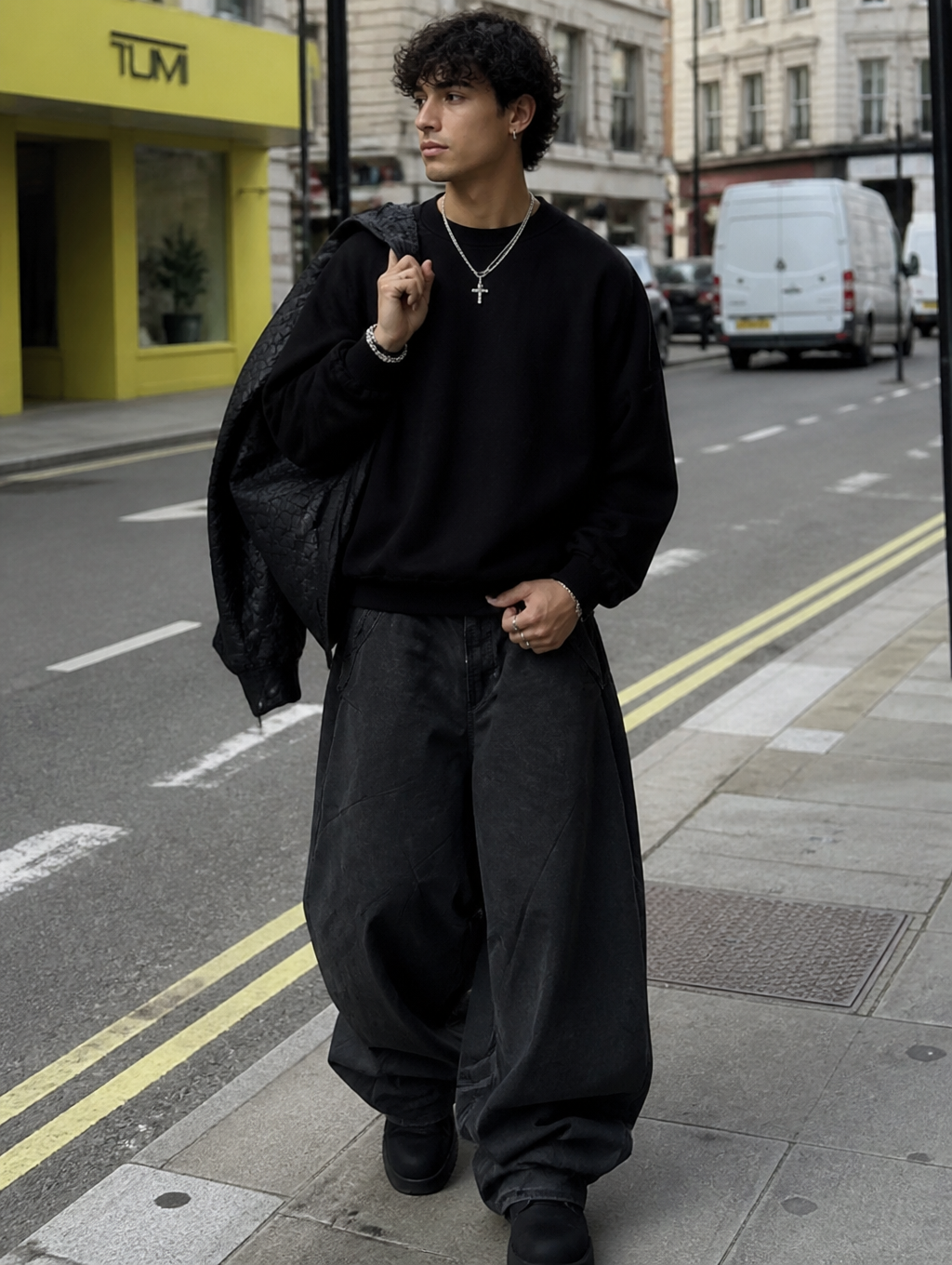 UNSEEN-Studios Dark Gravity Baggy Jeans