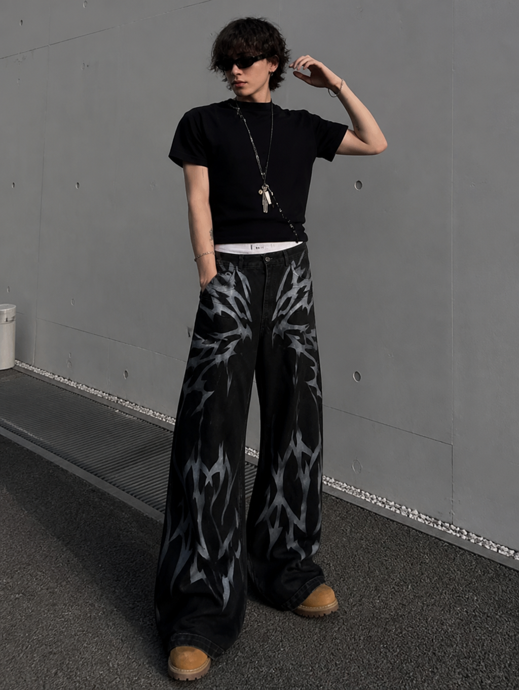 UNSEEN-Studios Butterfly Baggy Pants