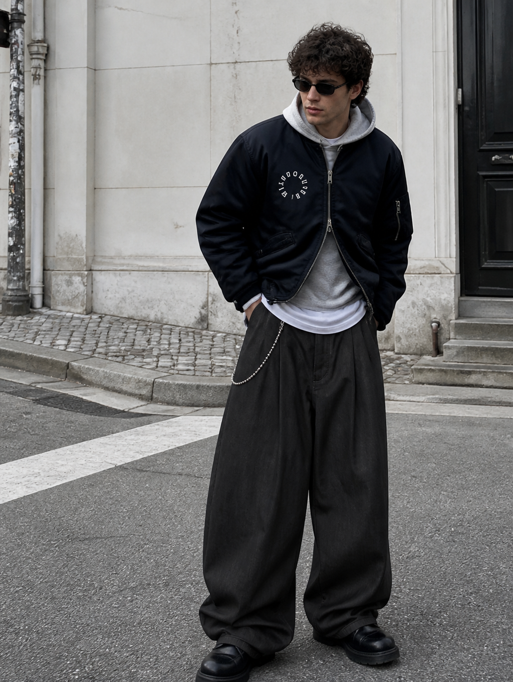 UNSEEN-Studios Dark Gravity Baggy Jeans