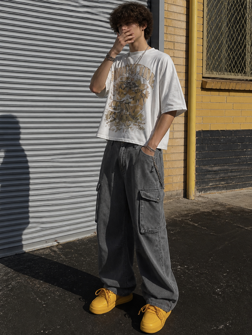 UNSEEN-Studios Dustfall Wide Leg Cargo Pants