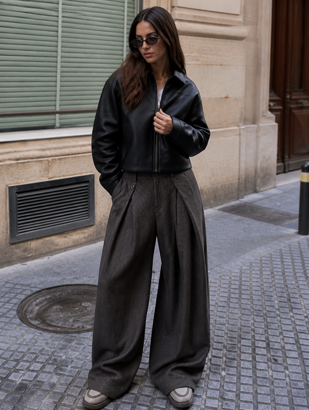 UNSEEN-Studios Layered Loose Fit Suit Pants
