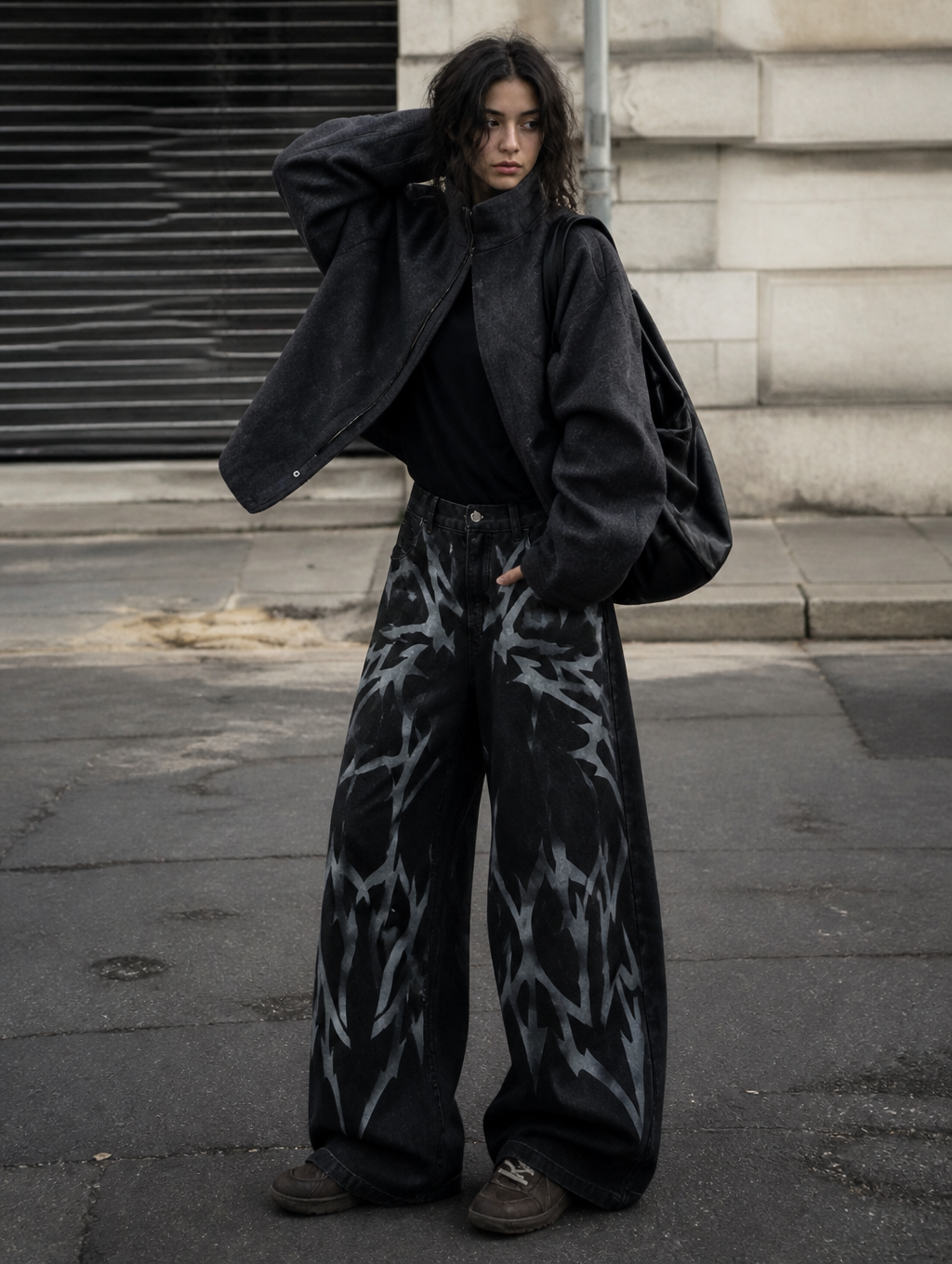 UNSEEN-Studios Butterfly Baggy Pants