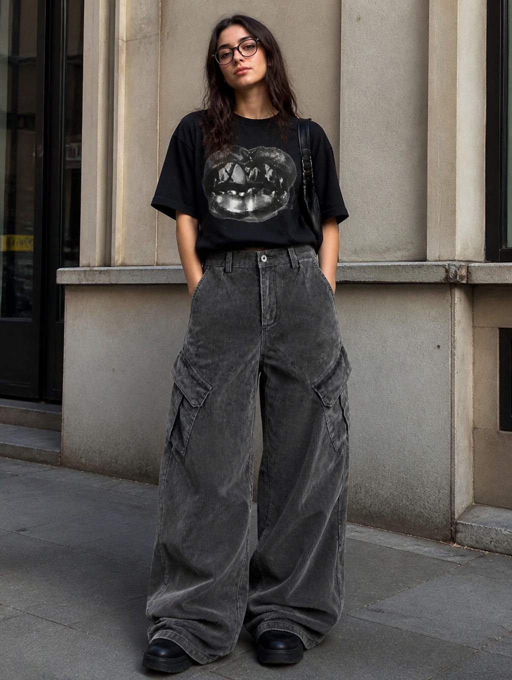 UNSEEN-Studios Dustfall Wide Leg Cargo Pants