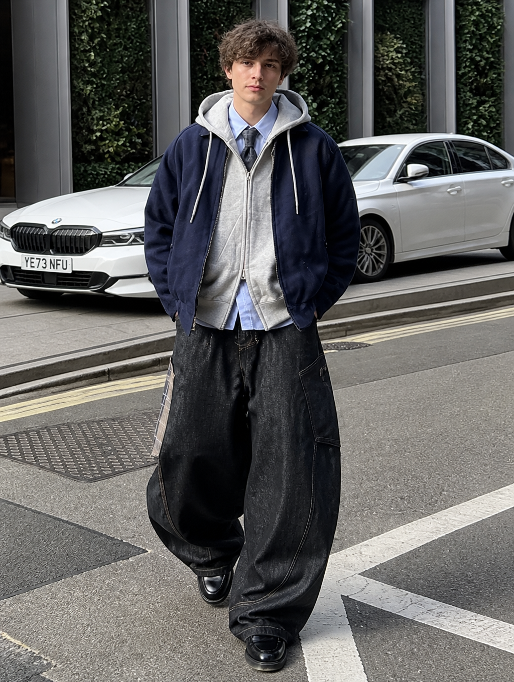 UNSEEN-Studios Dark Gravity Baggy Jeans