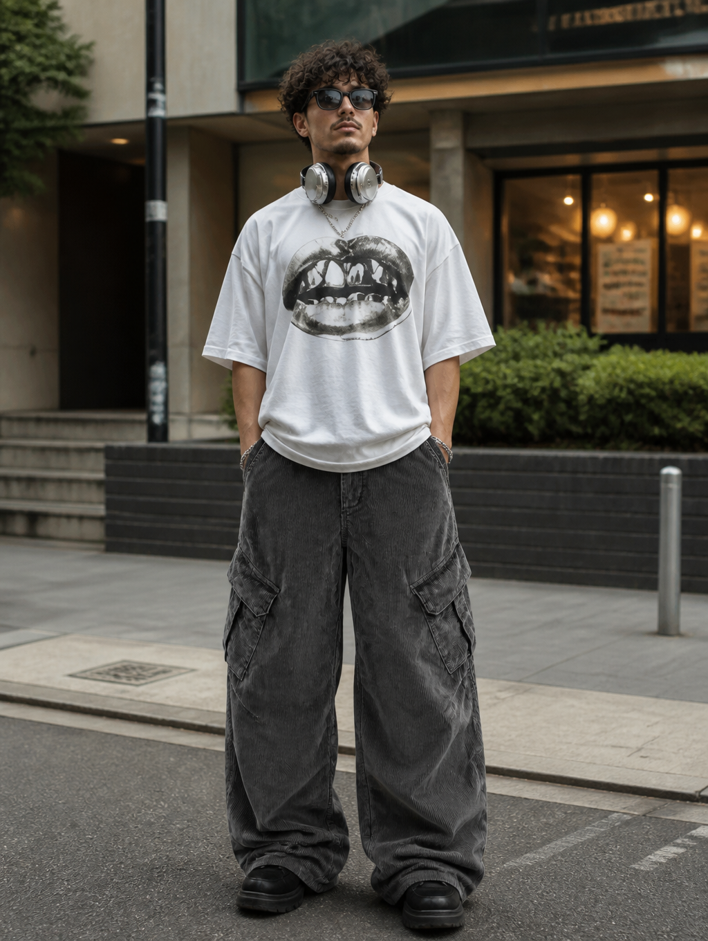 UNSEEN-Studios Dustfall Wide Leg Cargo Pants