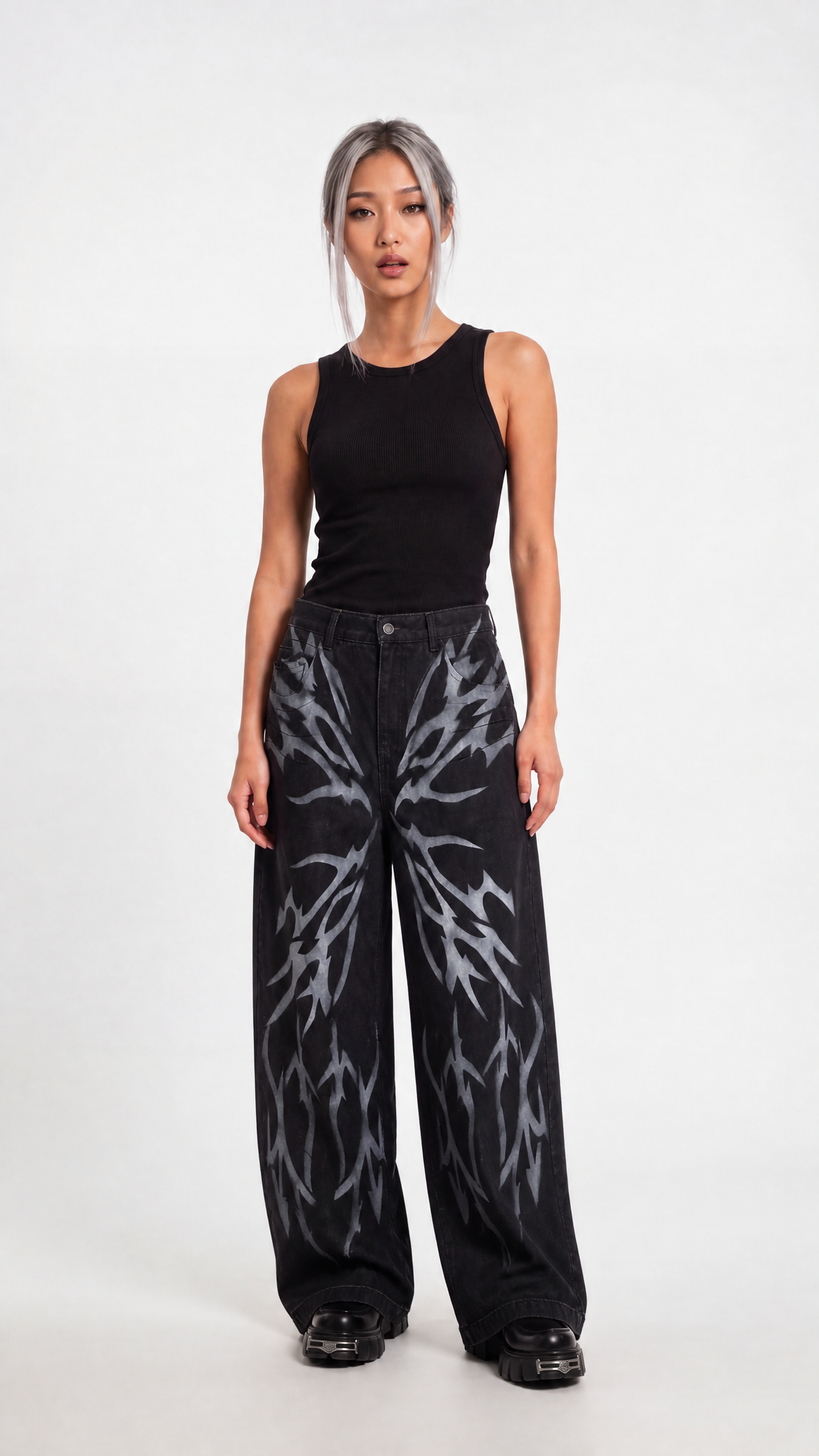 UNSEEN-Studios Butterfly Baggy Pants