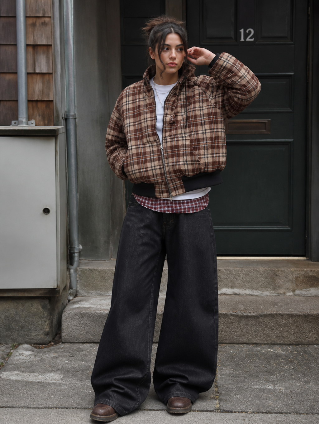 UNSEEN-Studios Dark Gravity Baggy Jeans