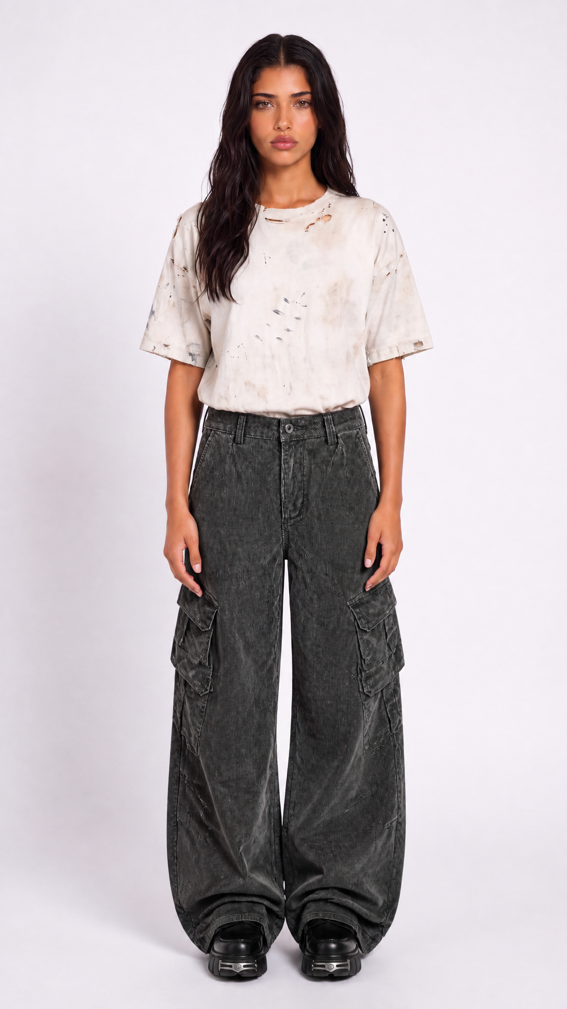 UNSEEN-Studios Dustfall Wide Leg Cargo Pants