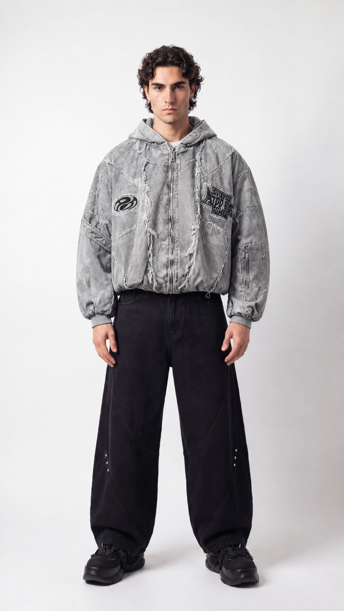 UNSEEN-Studios Ghost Signal Bomber Jacket