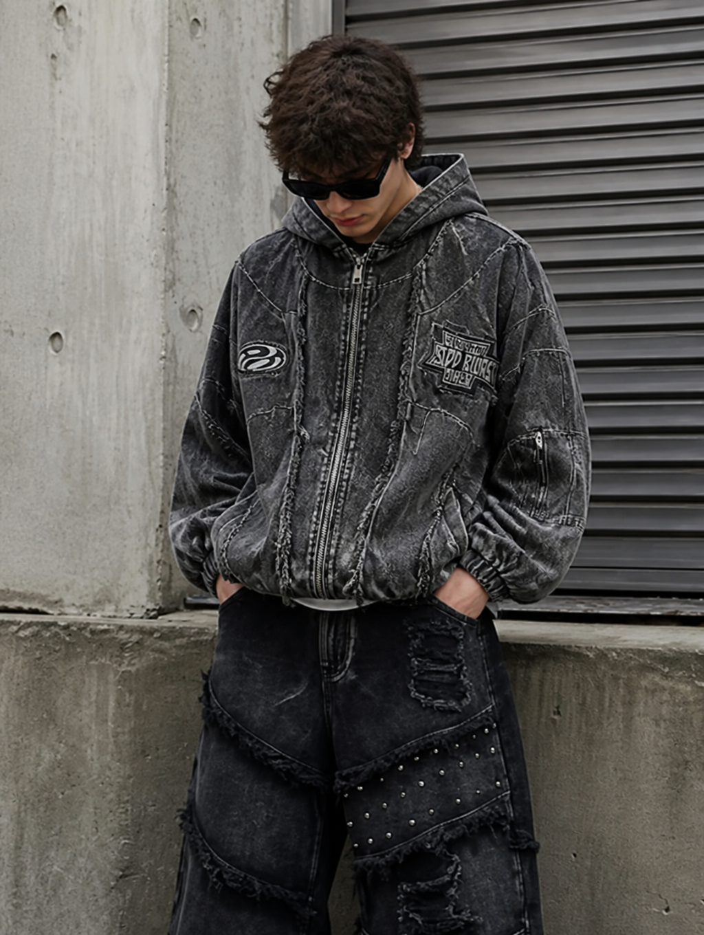 UNSEEN-Studios Ghost Signal Bomber Jacket