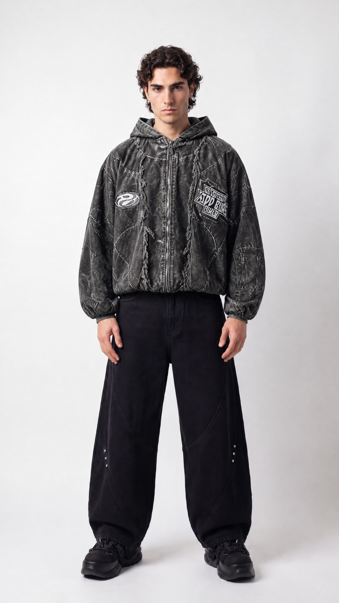 UNSEEN-Studios Ghost Signal Bomber Jacket