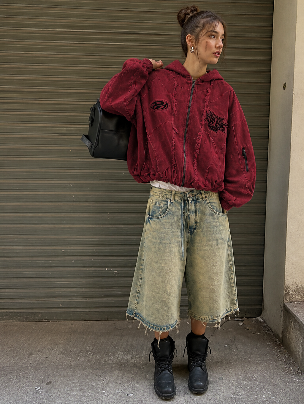 UNSEEN-Studios Ghost Signal Bomber Jacket