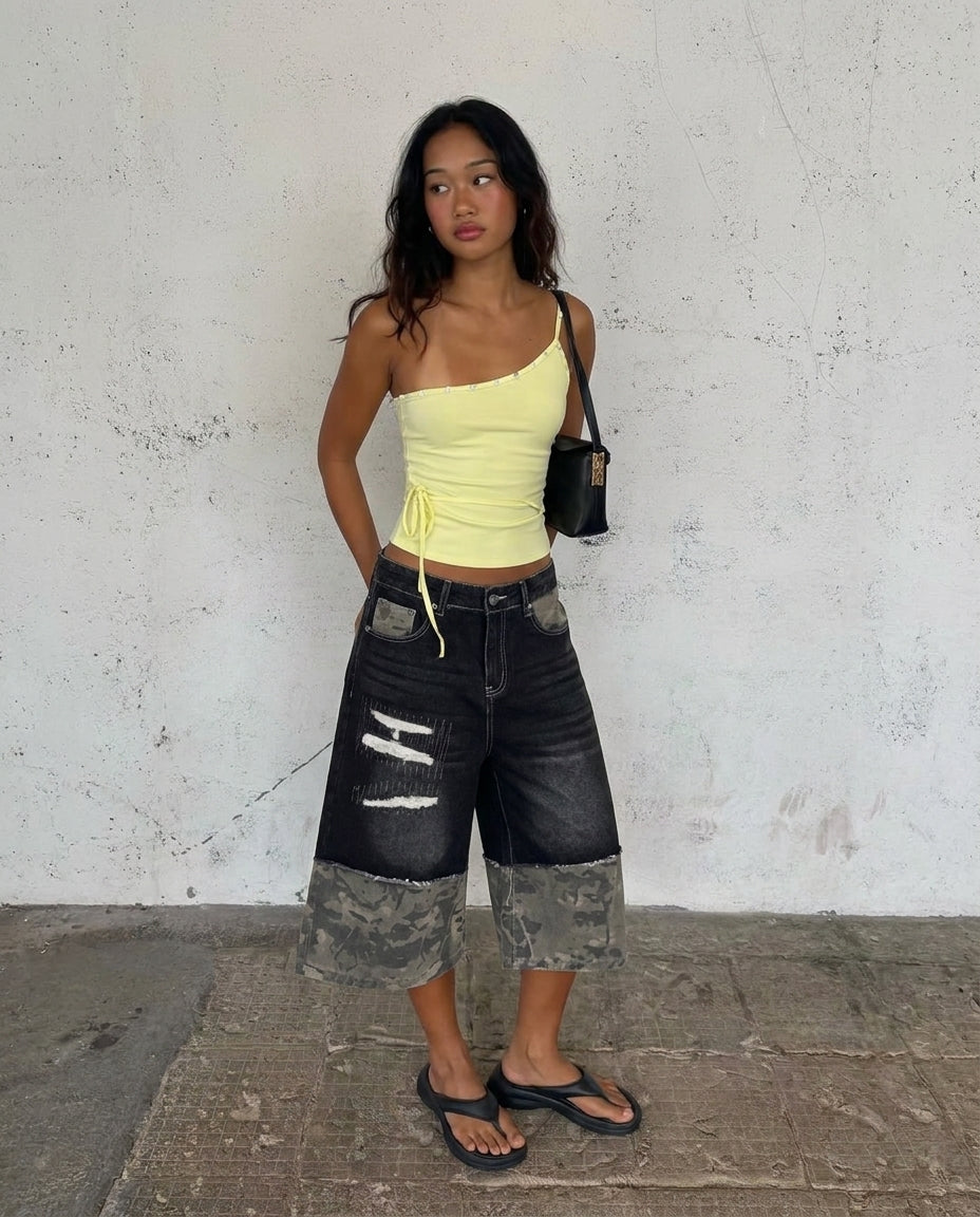UNSEEN-Studios Camo Patch Jorts