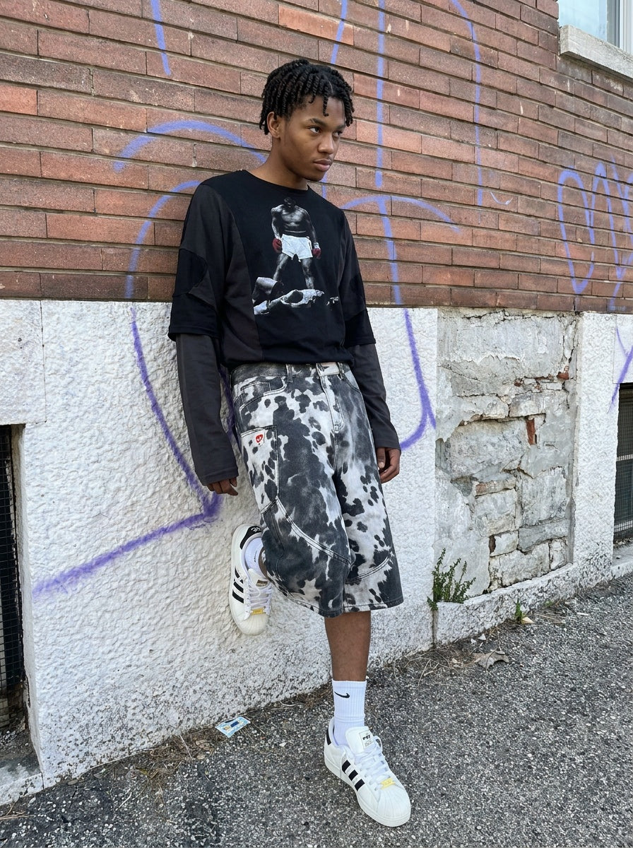 UNSEEN-Studios Cowhide Jorts