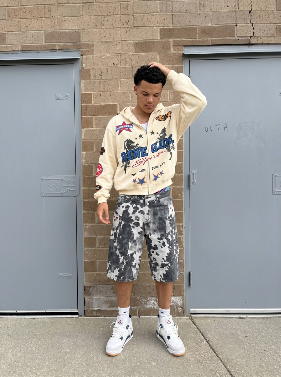 UNSEEN-Studios Cowhide Jorts