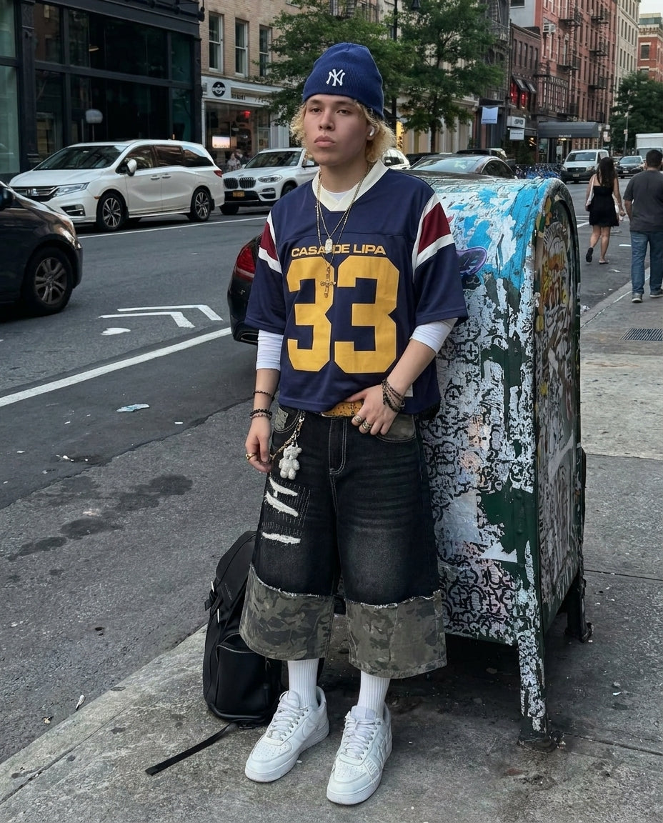 UNSEEN-Studios Camo Patch Jorts