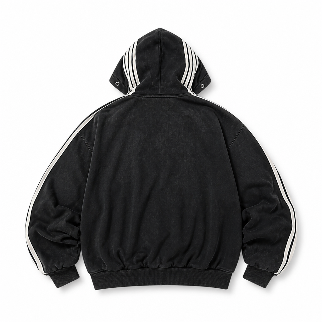 UNSEEN-Studios Midnight Stripe Zip Hoodie