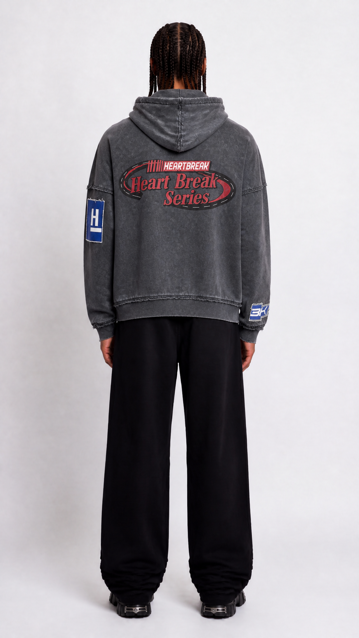 UNSEEN-Studios Nightdrive Layered Zip Hoodie