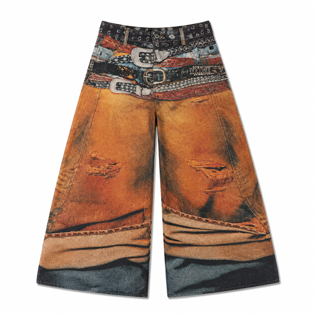 UNSEEN-Studios Multibelt Desert Jeans