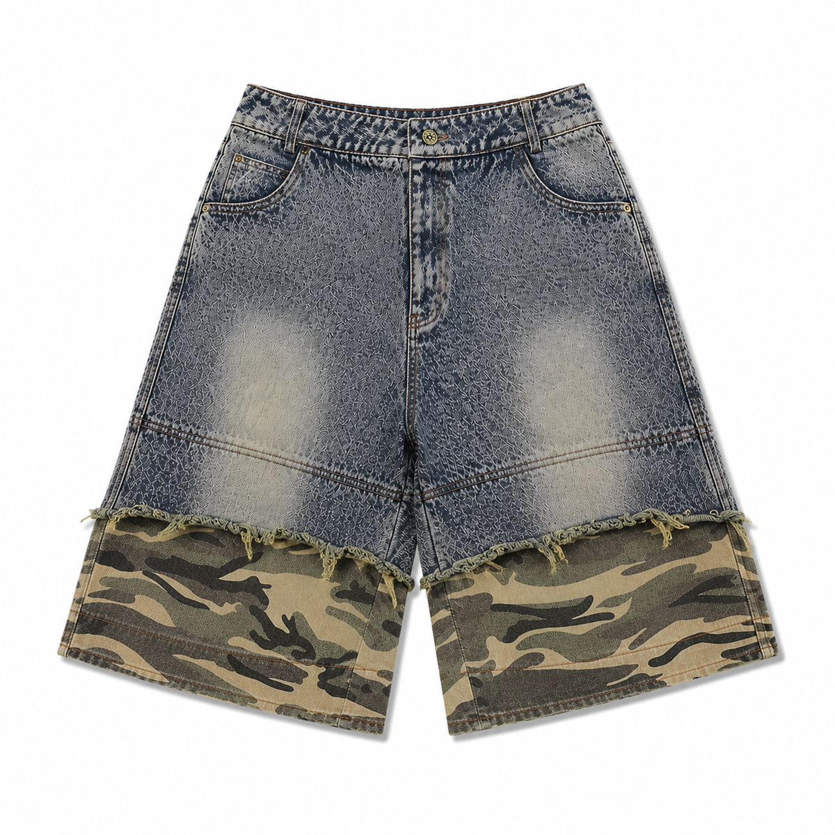 UNSEEN-Studios Distressed Demon Jorts