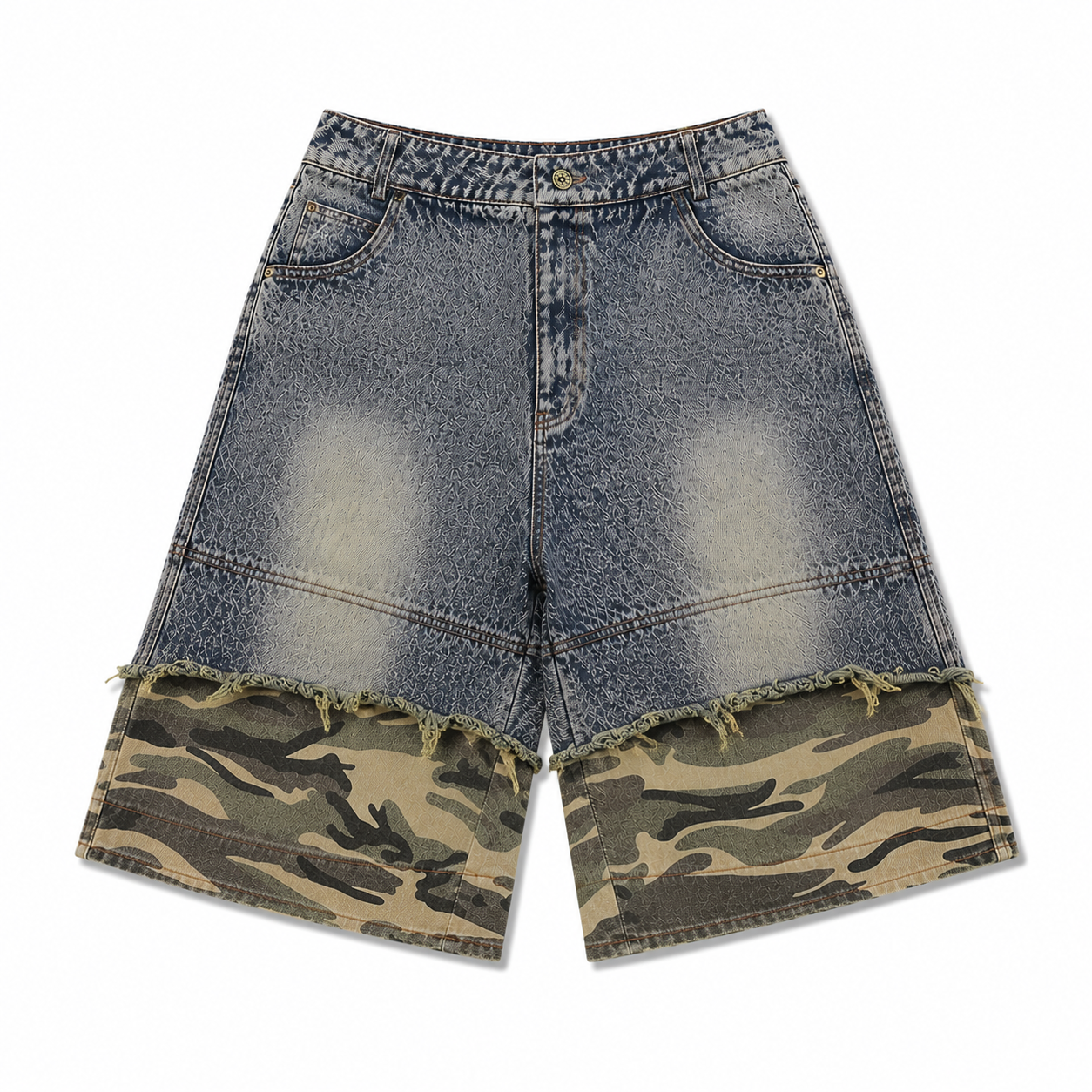 UNSEEN-Studios Distressed Demon Jorts