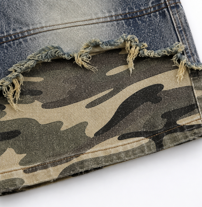 UNSEEN-Studios Distressed Demon Jorts