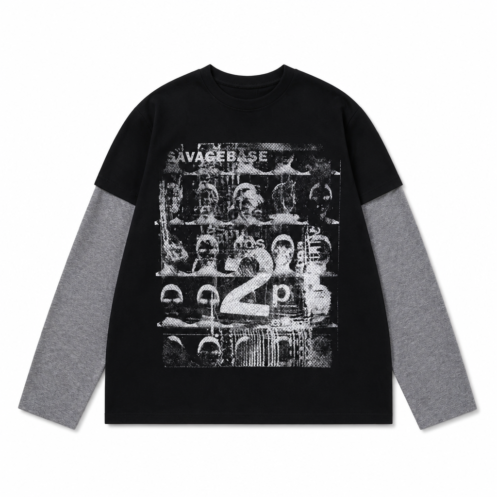 UNSEEN-Studios Lost Personality Layered Longsleeve