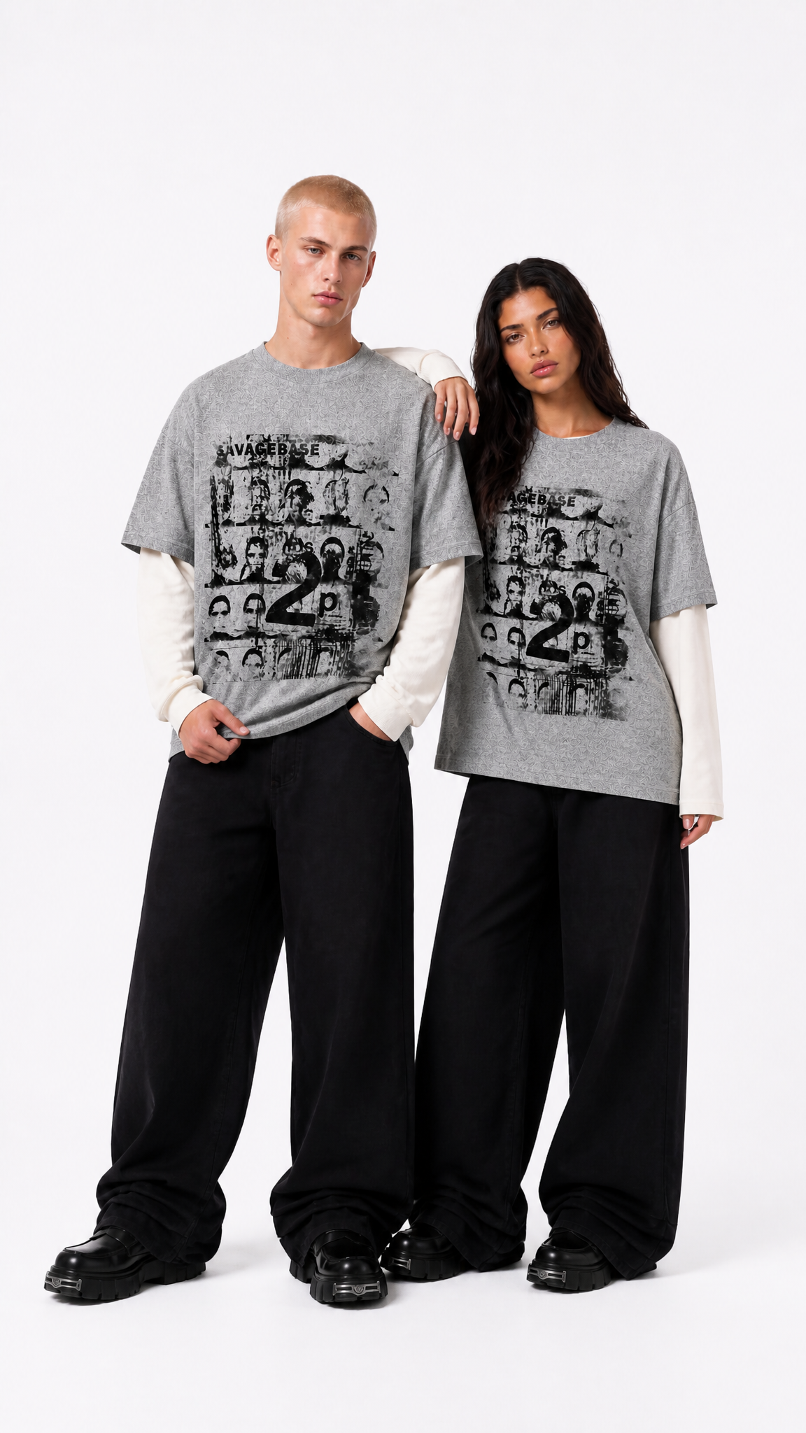 UNSEEN-Studios Lost Personality Layered Longsleeve