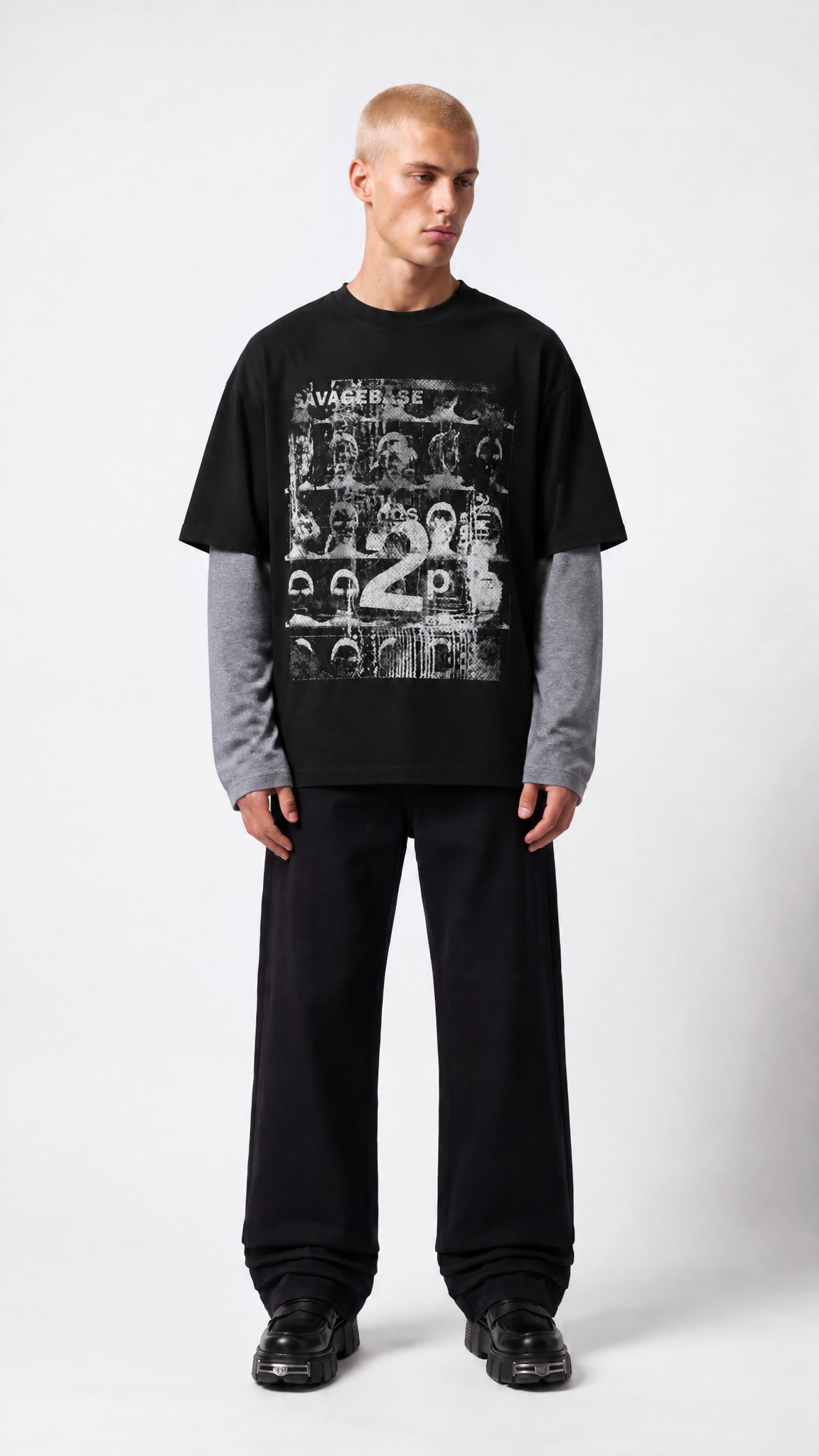 UNSEEN-Studios Lost Personality Layered Longsleeve