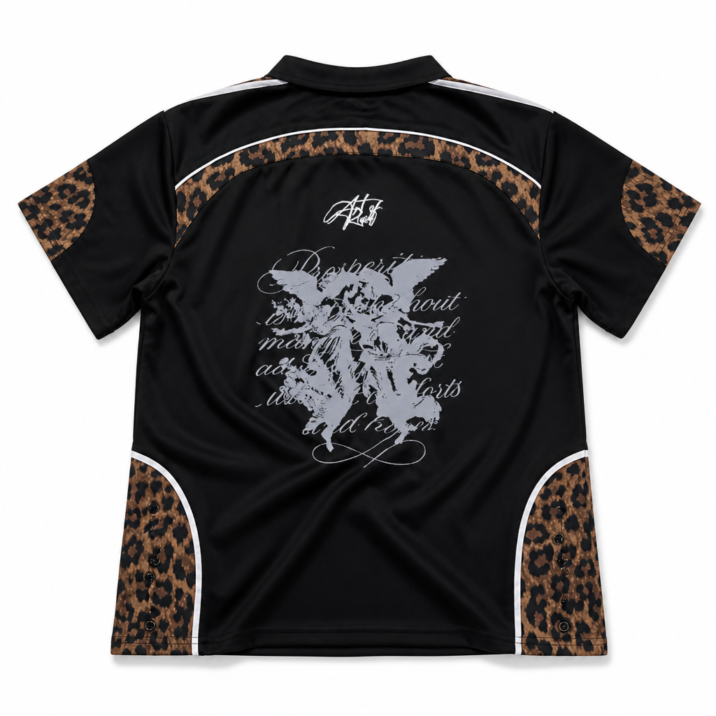 UNSEEN-Studios Leopard Circuit Polo