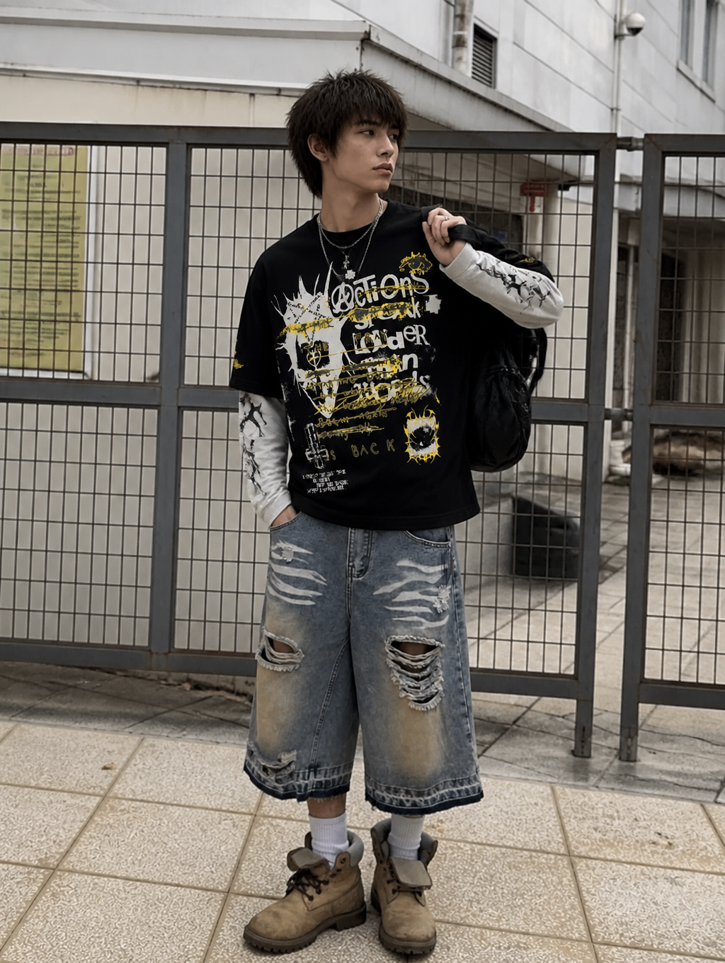 UNSEEN-Studios Phantom Layered Longsleeve