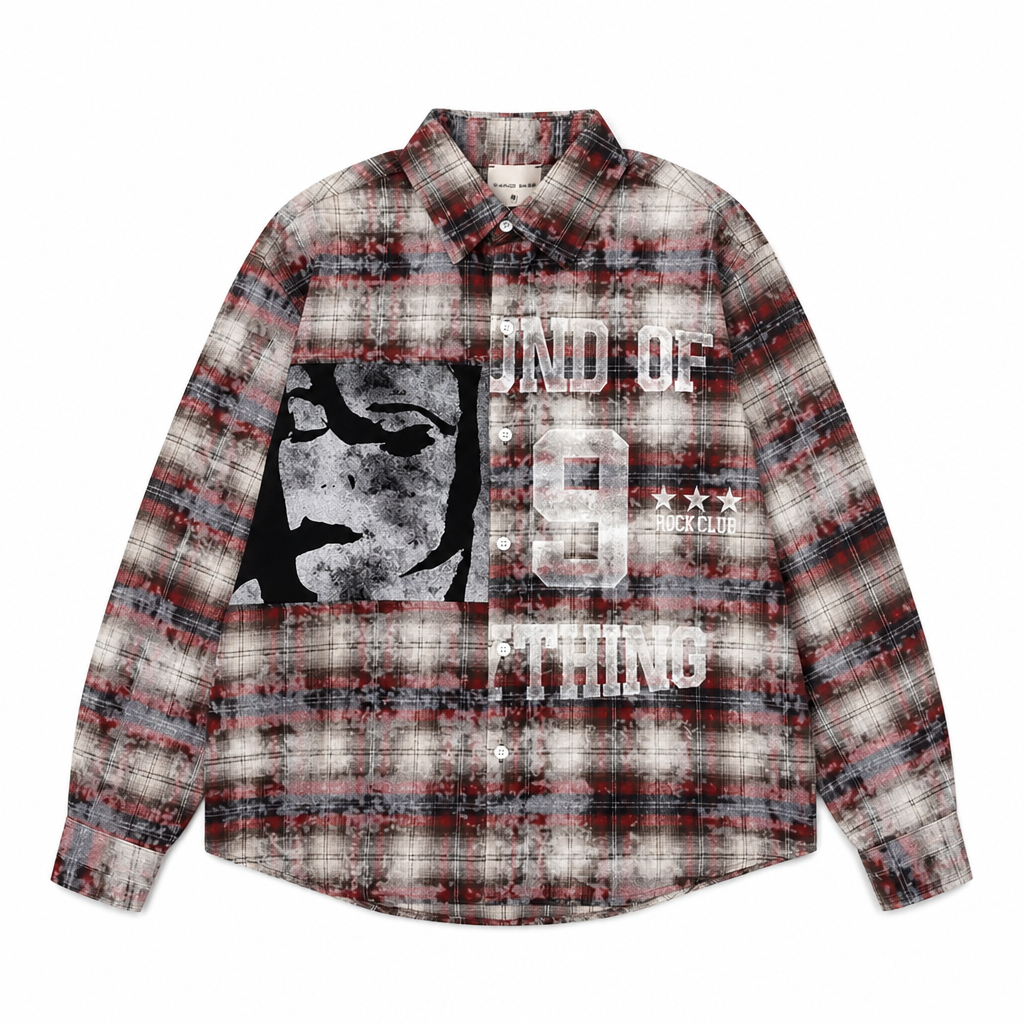 UNSEEN-Studios Riot Club Plaid Shirt