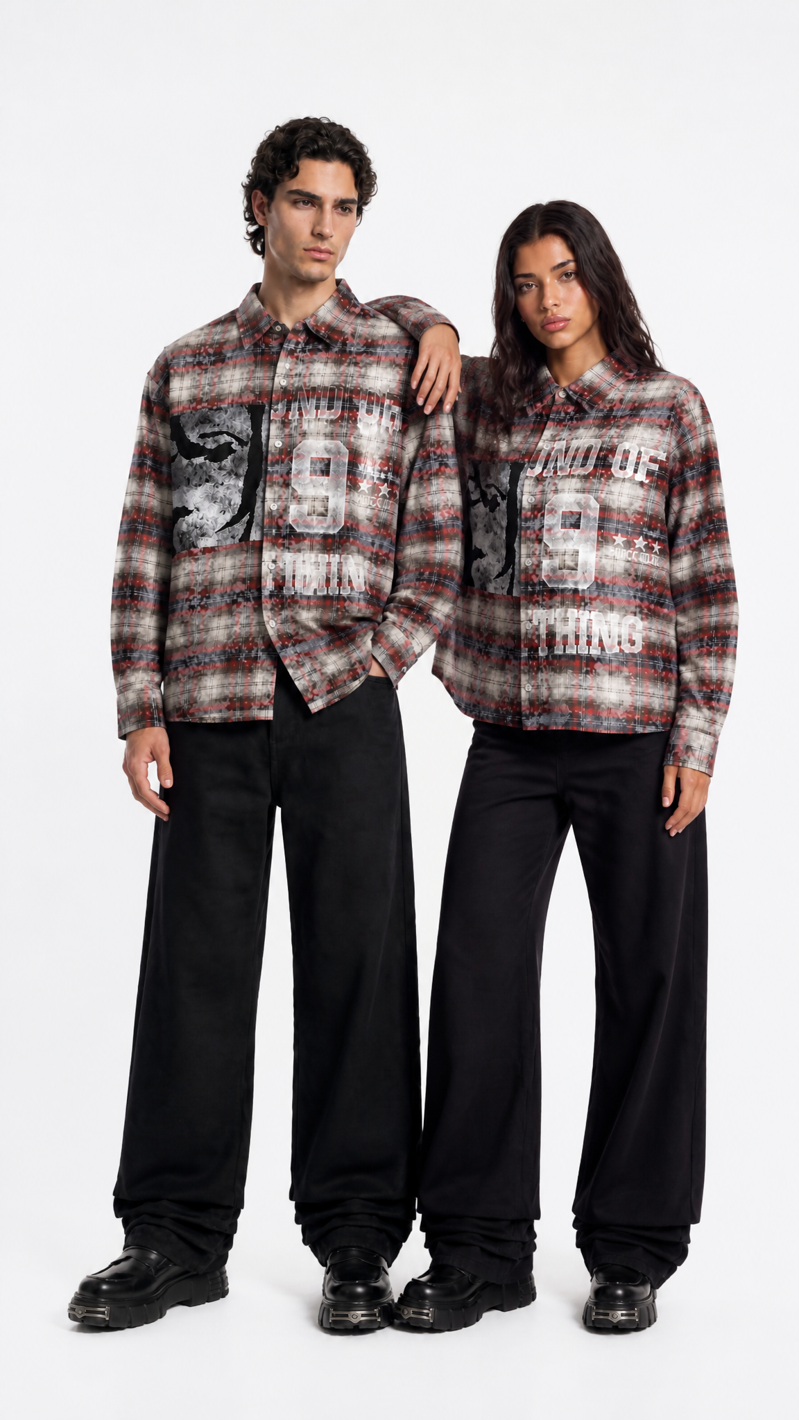UNSEEN-Studios Riot Club Plaid Shirt
