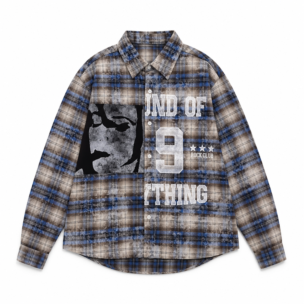UNSEEN-Studios Riot Club Plaid Shirt