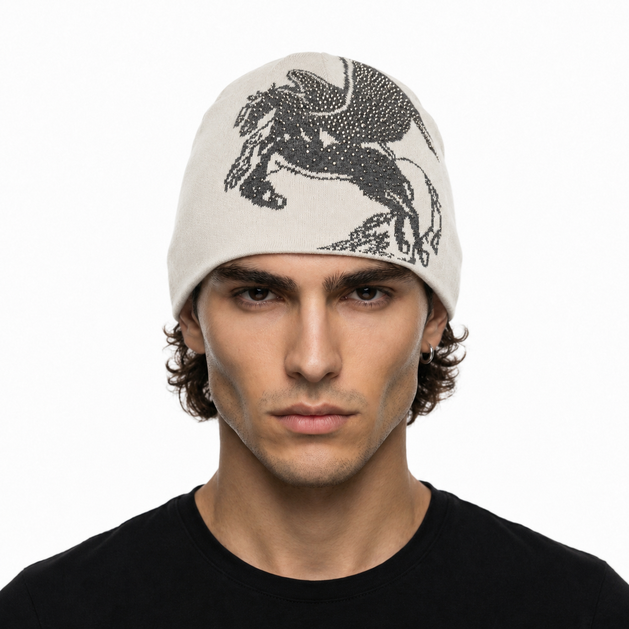 UNSEEN-Studios Pegasus Rhinestone Beanie