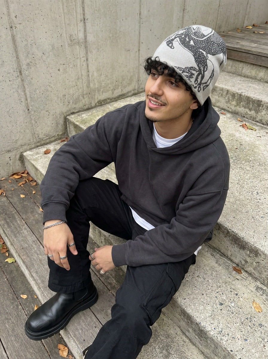 UNSEEN-Studios Pegasus Rhinestone Beanie