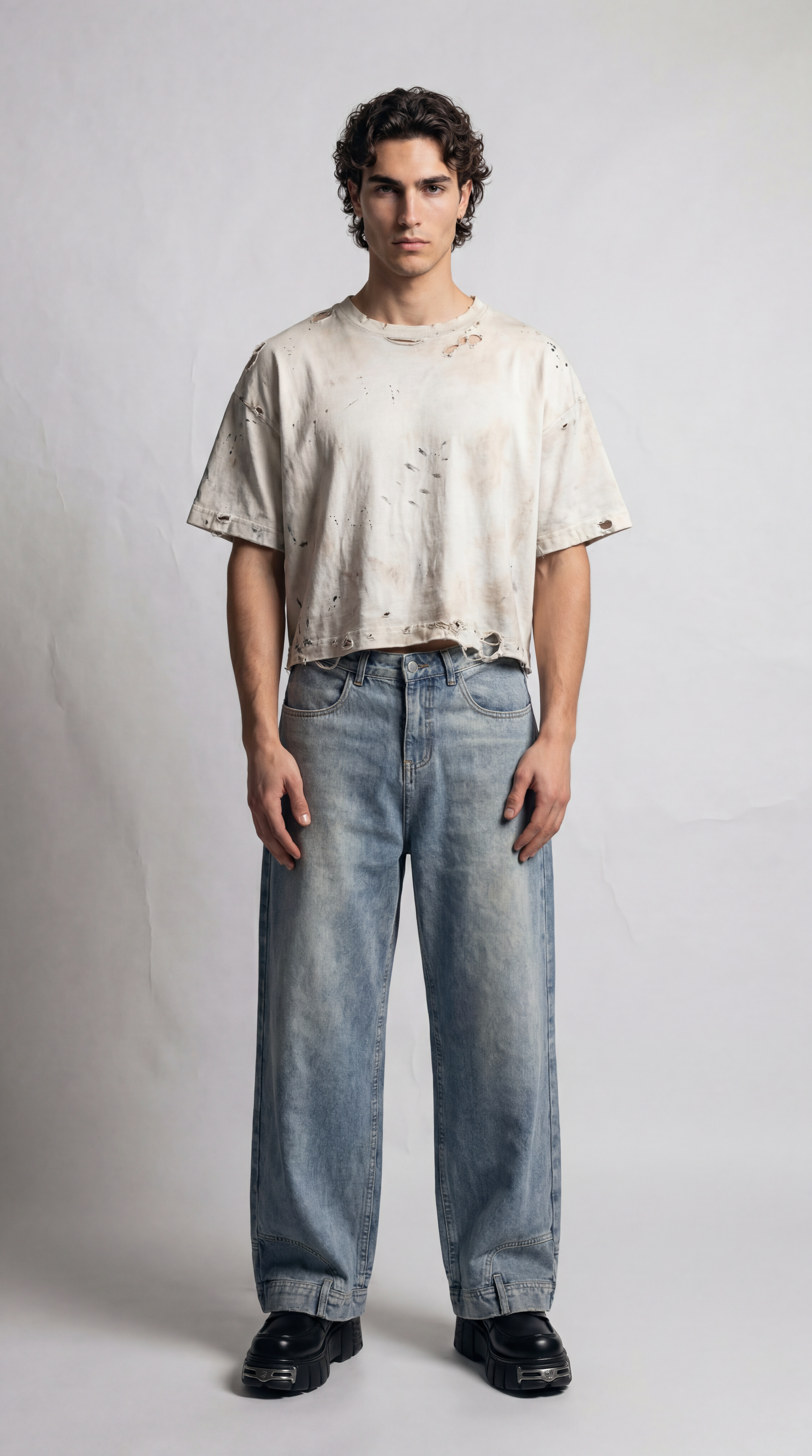 UNSEEN-Studios Wide Leg Jeans Nomad