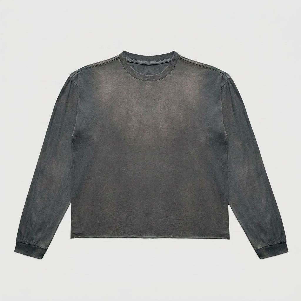 UNSEEN-Studios Washed Grey Longsleeve Sweater